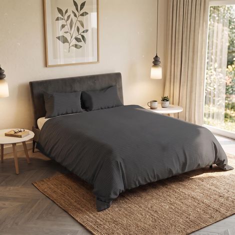 Couette 2 Places, Polyester, Noir, Double, 250 x 200 x 3 cm (1/5)