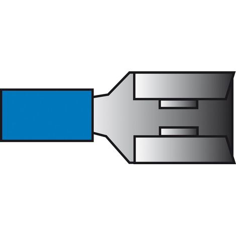 COSSES 544 CLIP POUR CABLES Ø1.5 2.5MM BLEU 10PCS z