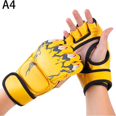Gants de boxe MMA, karaté, combat libre, entraînement MMA Sanda A4 (1/5)