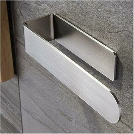 Self-adhesive towel rack - Towel ring - Stainless steel towel holder for bathroom - 37cm (1/5)