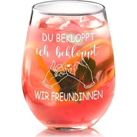 Joymaking Beste Freundin Geschenk Weinglas lustige Geschenkideen 15oz (1/5)