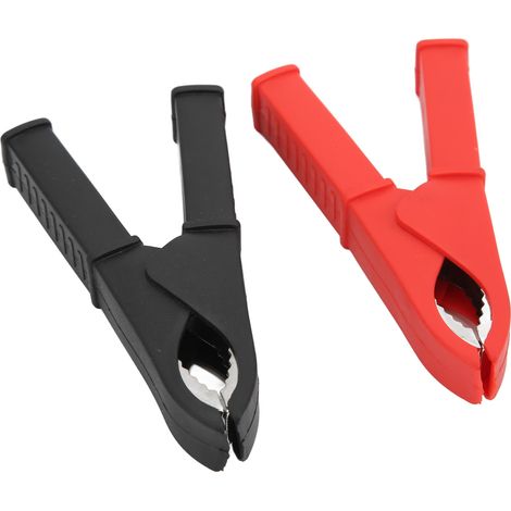 Pince de test isolée 100mm, borne en cuivre pur avec gaine PVC, pour câble électrique d'expérimentation, lot de 1 (1/5)