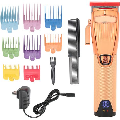 Suaperne S700 tondeuse à cheveux électrique puissante, coupe-cheveux professionnel pour salon et domicile, prise US 100‑240V, couleur or rose (1/5)