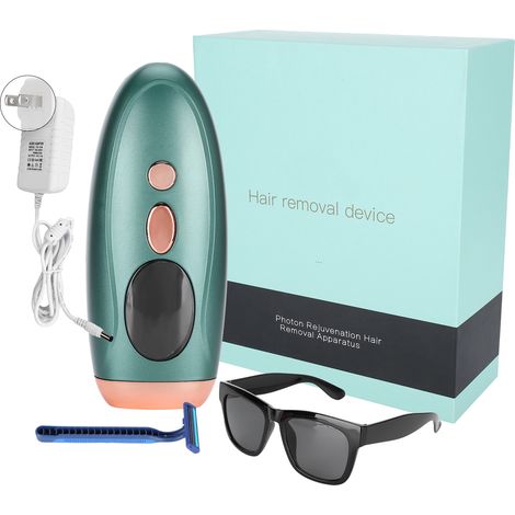 Épilateur IPL sans fil, épilation corps visage indolore, épilateur à lumière pulsée femme rechargeable, prise US 110-240V (1/5)