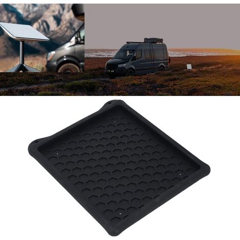 Étui de protection en silicone noir pour mini Starlink, étui de protection pour antenne de quatrième génération avec quatre ventouses puissantes. (1/5)