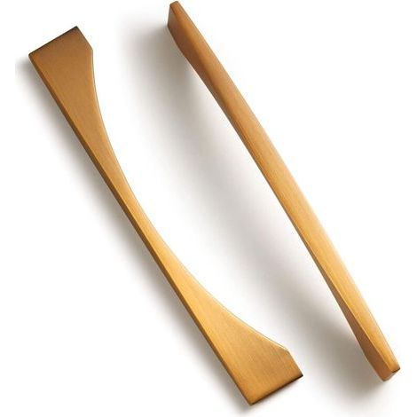 8pcs poignee de meuble cuisine poignée meuble poignée meuble en T Bar poignée de porte (Hole distance 128mm, Café) (1/5)