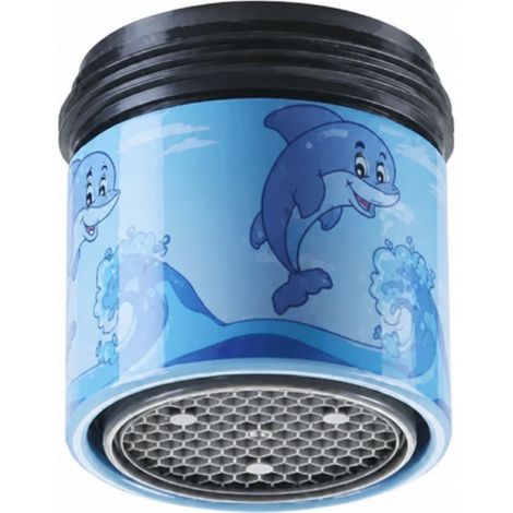 Aeratore fantasia modello delfino, 13,5L minuto
