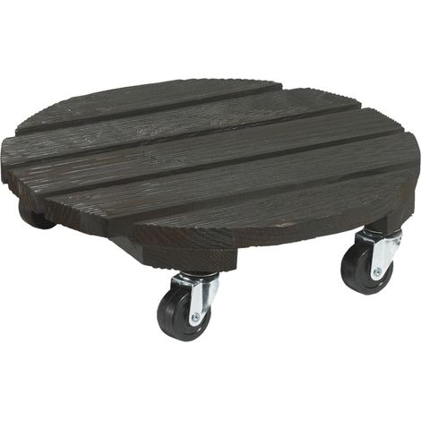 Holzrollständer "Flora Roll Color" - 40 cm - Anthrazit NORTENE
