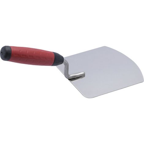Kaufmann Eimerkelle rostfrei - 140 mm abgerundetes Blatt - Softgriff (1/3)