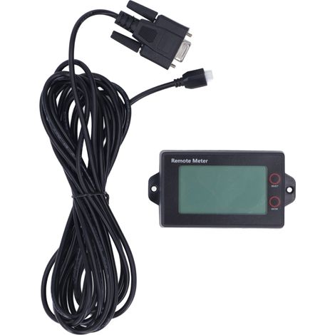 Régulateur solaire avec écran LCD et télécommande filaire, entrée 5V-12V, indicateur de charge à distance pour panneau photovoltaïque (1/5)