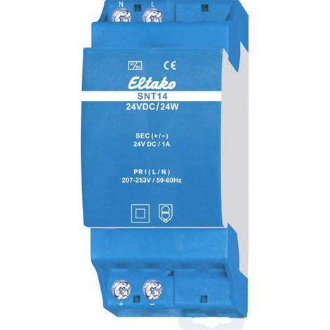 Eltako SNT14 24V 24W fuente de alimentación para riel DIN