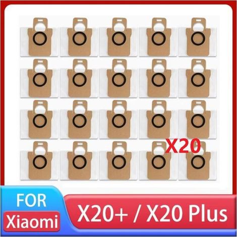 20 Sacs à Poussière pour Aspirateur Robot pour Xiaomi X20+/X20 plus, Pièces de Rechange, Accessoires, Sacs à Poussière (1/4)