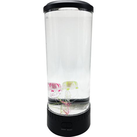 Lampe à lave LED méduse multicolore, veilleuse rechargeable USB, lampe d'ambiance ronde de bureau, objet décoratif pour hommes et femmes, décoration de bureau pour la maison ou le bureau (1/5)