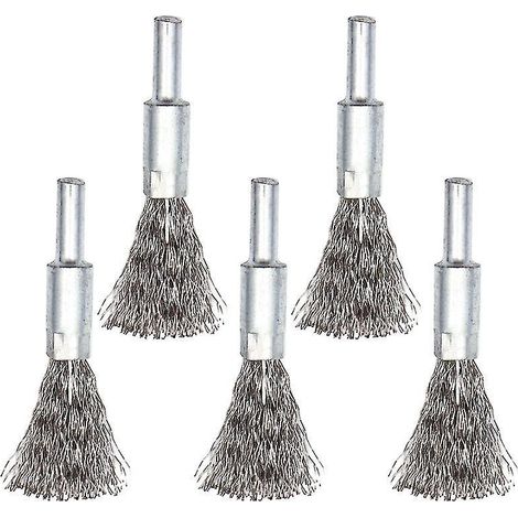 5 têtes de brosse pour perceuse électrique portative
