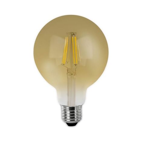 Bombilla LED tipo globo de filamento E27 G80 (6W 2200K 600lm) IP20 Ø8x10cm estilo vintage