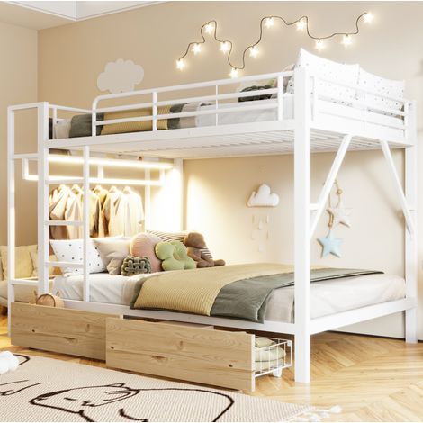 letto letto matrimoniale contenitore 140x200 bianco OKMYHOME