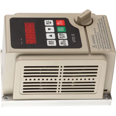 Frequenzumrichter mit variabler Drehzahl, einphasiger Eingang, dreiphasiger Ausgang, Frequenzumrichter VFD 220 V (0,4 kW) (1/5)