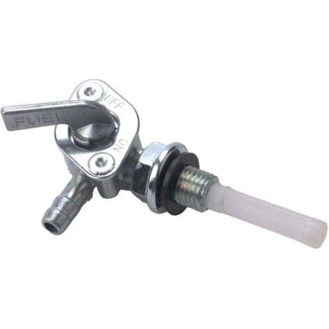 Commutateur de robinet d'essence, M10 × 1,25 réservoir de gaz commutateur de carburant pompe à soupape Petcock robinet de réservoir d'huile Petcock Valve (1/4)