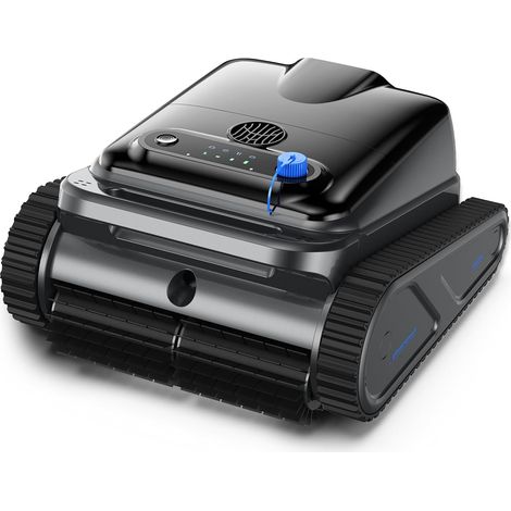 Robot Piscine, Aspirateur Piscine sans Fil, pour piscines enterrées, Nettoyage des parois, 130min d'autonomie de Batterie, Planification Intelligente de l'itinéraire, pour Les piscines jusqu'à 200㎡ (1/5)