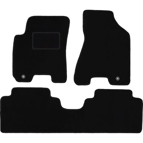 Tapis en velours noir pour : Hyundai Tucson I SUV (2004-2010) (1/5)