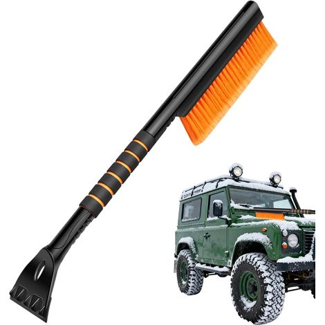 Grattoirs à glace pour pare-brise de voiture – Grattoir de nettoyage, pelle à neige avec raclette pour l'hiver, la neige, la glace, le givre, la voiture, le VUS, le pare-brise, la vitre du véhicule (1/5)