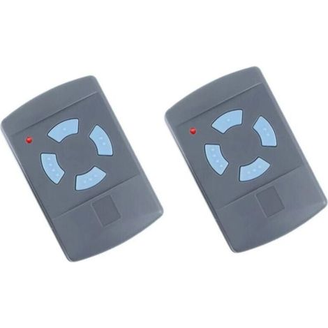 2PACK Télécommande de Garage Sdre HSM4 868 MHz avec 4 Boutons Couleur Bleue Remplacer Les émetteurs Hormann 868 MHz HS4 HSM2 HSP4 868 HS1 868 Tubauto HSM4 868 Tubauto HS4 868Fréquence (1/4)