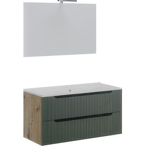 MOBILE BAGNO COMFORT 2C CANNET 100 ROV/VERDE SAL