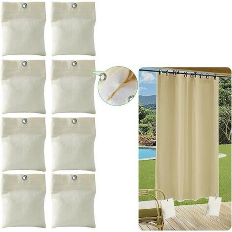 BUNTHAUS PA Sacs de sable résistants pour rideaux d'extérieur, sacs de sable pour auvent, sacs de sable pour auvent, sacs de sable pour tente, support pour pergola, rideaux, cabane, gazebo, jardin, lo (1/3)
