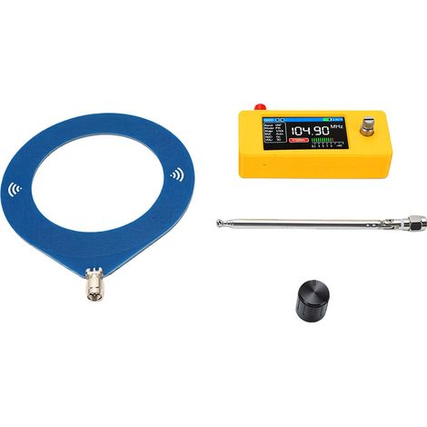 Mini radio avec écran couleur IPS 1,9 pouces SI4732 DSP Chip Récepteur portable pour voyage camping extérieur jaune (1/5)