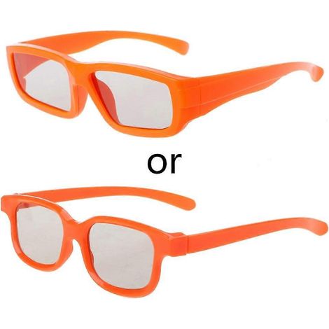 Lunettes 3D Polarisées Passives pour Enfants - Compatibles TV et Cinéma RealD