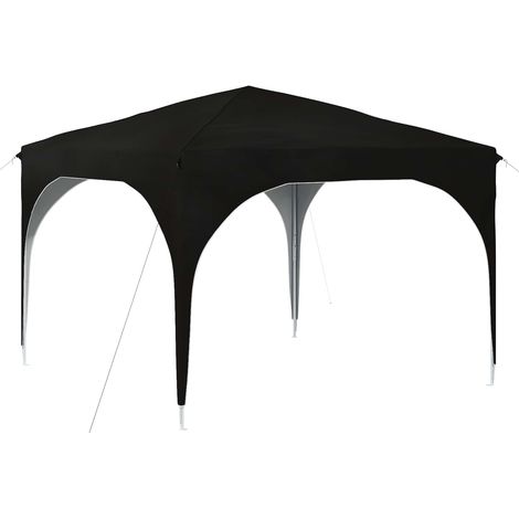 Pop-up Party Tent 290 x 290 x 245 cm Black vidaXL