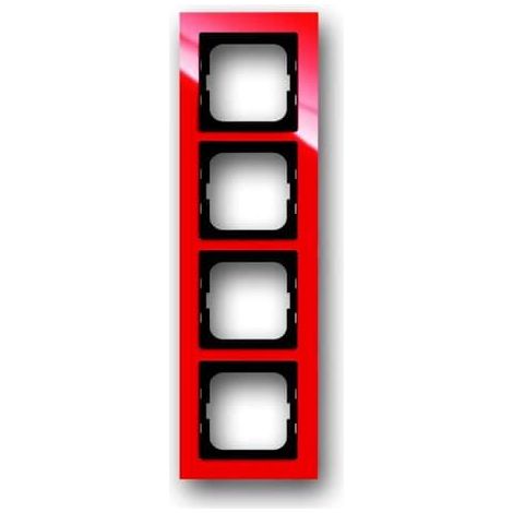 Cadre 4 Poussoirs Rouge 2CKA001754A4352 ABB 586142