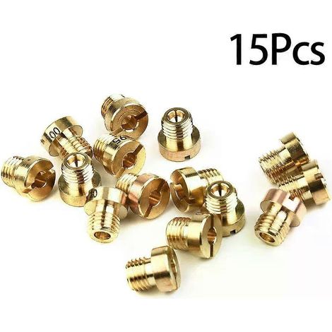 kigbf-M6 Jets Nozzle 15 Pcs Carburetors Different Main Nozzles M6 Set 60-130 For 12mm-175mm Dellorto Main Durable High Quality (1/4)