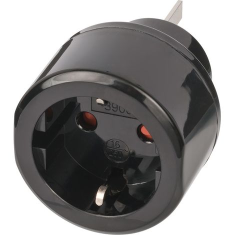 BRENNENSTUHL 1508440 Reisestecker Schuko - CN/AUS mit 10A Sicherung (1/2)