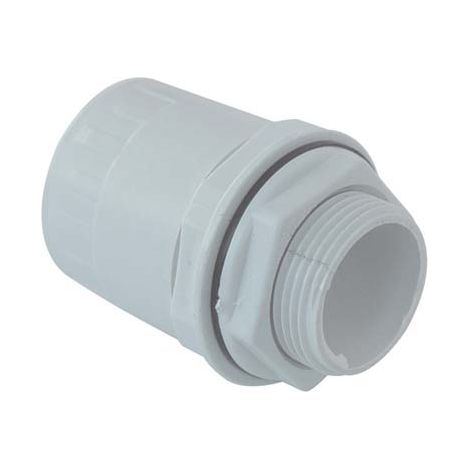 RACCORDO TUBO SCATOLA IP65 X TUBO RIGIDO PVC - GRIGIO MM 20- 10 pezzi