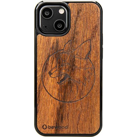 Funda de madera para iPhone 13 Mini LIS MERBAU (1/3)