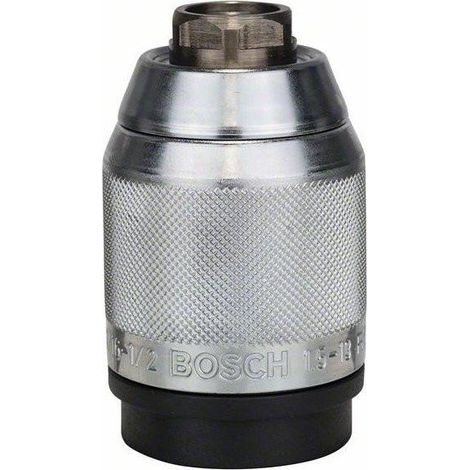 Bosch – Mandrin de perceuse automatique 1,5 à 13 mm – Serrage rapide pour bois dur – 1/2" à 20 – 2608572150