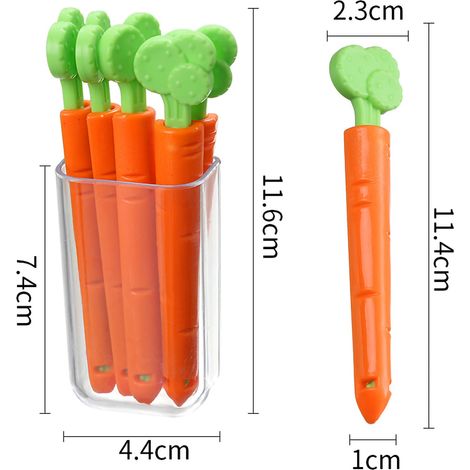 Set mit 5 PP-Lebensmittelbeutelclips, Kühlschrankmagneten und Aufbewahrungsbox. (1/3)