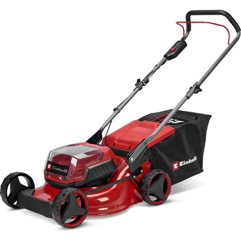 Einhell Akku-Rasenmäher GC-CM 36/42 Li BL (2x4,0Ah) Power X-Change (36 V, 42 cm Schnittbreite, bis 400 m², Brushless, 50 L Fangkorb, inkl. 2x 4,0 Ah Akku + 2x Ladegerät)