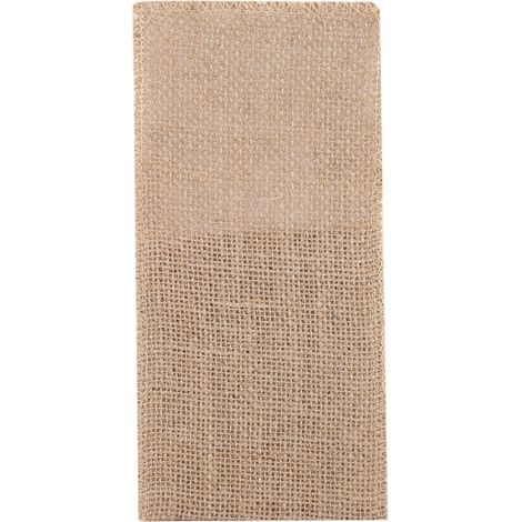 Porte-couverts élégants en dentelle de jute - Lot de 10 pour la décoration de mariage