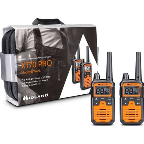 Midland XT70 Pro Hobby & Work Doppio Walkie Talkie - C1465.01