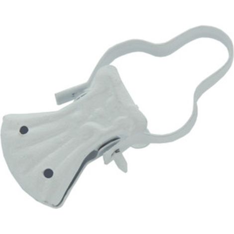 SC PINZA P/TENDE C/ARCO LACCATO BIANCO 10 PZ
