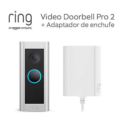 ring 8VRBPZ-0EU0 IP-Video-Türsprechanlage Video Doorbell Pro Plugin 2 WLAN Außeneinheit Nickel (mat (1/10)