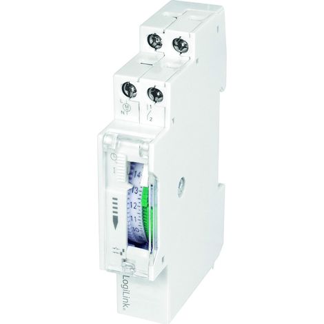 ET0009 ET0009-DIN-RAIL - Minuterie avec minuteur mécanique pour Changer Facilement par Exemple Les néons, Les Chauffe-Eau, Les Lampes de Poche, Les systèmes d'irrigation, etc., Protection (1/4)