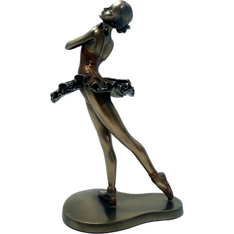 Statuette Danseuse de collection aspect bronze 24 cm (1/2)
