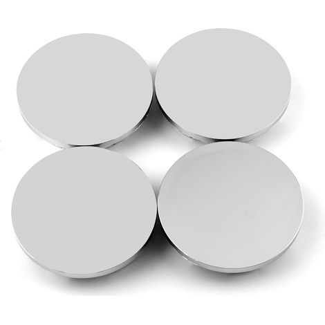 Lot de 4 cache-moyeux OD 67,4 mm ID 58,8 mm - Chromé - Convient pour Blazer 1995-2005 / Trailblazer 2004-2008 - 15661129 (1/5)
