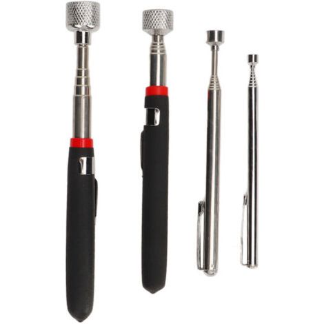 4 Pièces Outil Magnétique Rétractable et Télescopique avec Aimants 15lb 10lb 3.5lb 1.5lb pour Récupération