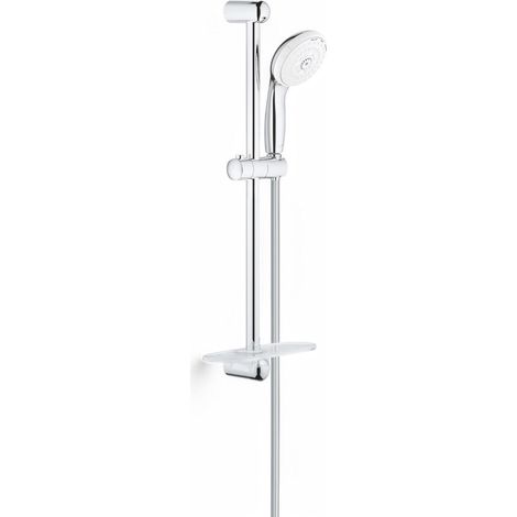 Set saliscendi doccia con portasapone tempesta 100 a 3 Getti cromo (1/5)