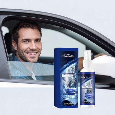 Antibeschlagspray für Autos zur Reinigung von Windschutzscheiben und Rückspiegeln, verbessert die Sicht, beschlagfrei und wasserabweisend – 100 ml -- DE (1/5)