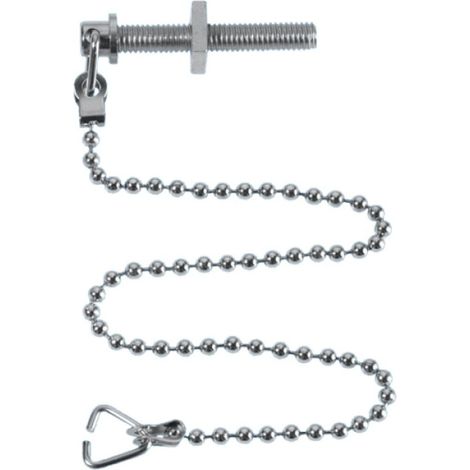 McAlpine 10" Chrome Plated Chain and 2 Triangles, Stay and Nut CH10